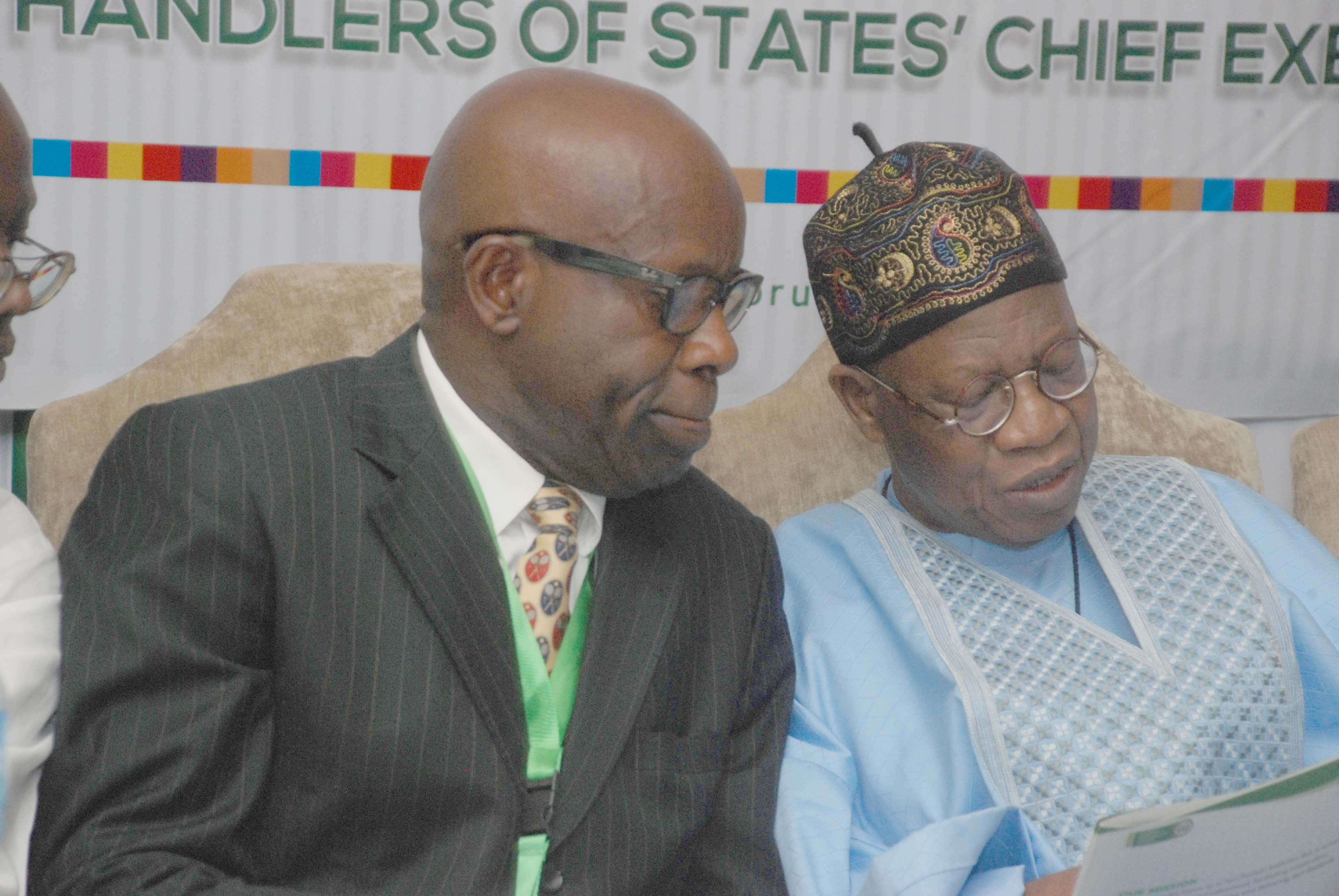 AB Okauru-DG,NGF, Hon. Min. Alh. Lai Mohammed 